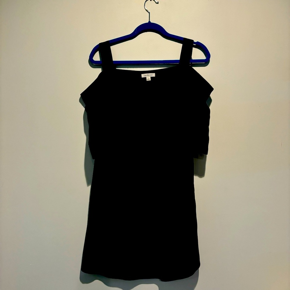 The perfect black dress! Calvin Klein.